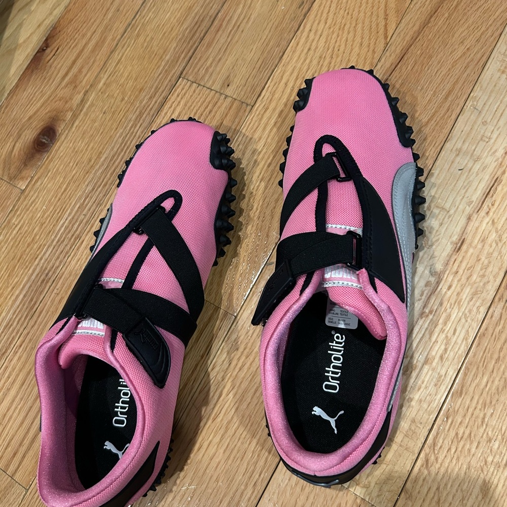 Puma woman's Pink and Black Athletic Shoes